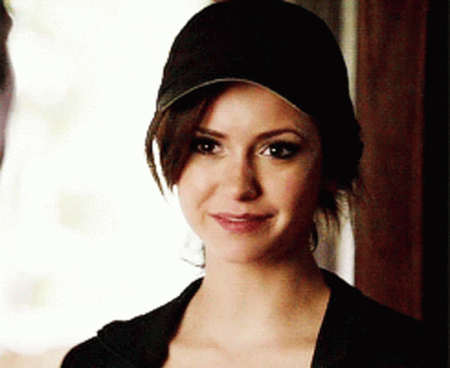 Katherine Pierce Wink Smile Bye GIF