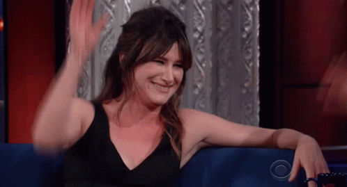 Kathryn Hahn Knee Slap GIF