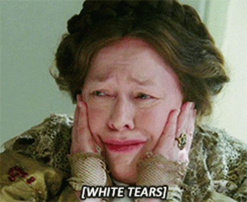 Kathy Bates White Tears Cry Me A River GIF