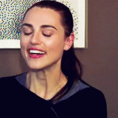 Katie Mcgrath Beautiful Actress Ponytail Hair GIF