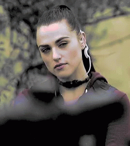 Katie Mcgrath Lena Luthor Eyebrow Raise GIF