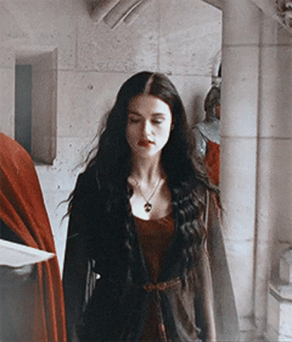 Katie Mcgrath Morgana Pendragon Walk GIF