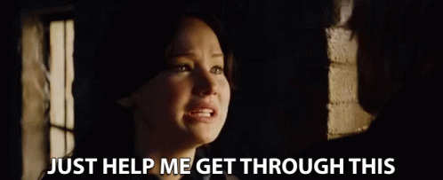 Katniss Crying May The Odds Be In Your Favor GIF