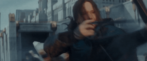 Katniss Everdeen Archery Attack GIF