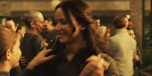 Katniss Everdeen Dancing With Primrose Everdeen GIF