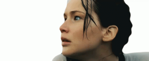 Katniss Everdeen Looking Up GIF