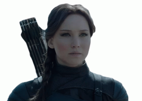 Katniss Everdeen Prepared Face GIF
