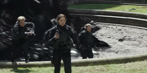 Katniss Everdeen Running GIF