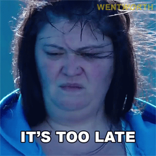 Katrina Milosevic Its Too Late GIF