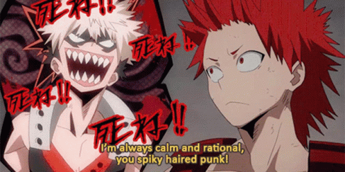 Katsuki Bakugo Calm And Rational GIF