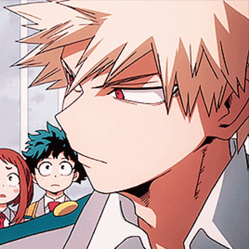 Katsuki Bakugo Fierce Look GIF