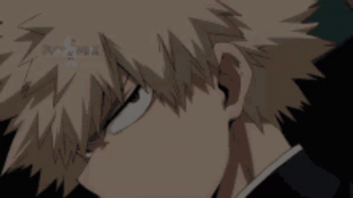 Katsuki Bakugou Angry Sharp Eyes Anime GIF