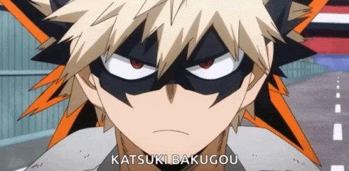 Katsuki Bakugou Anime Meme GIF