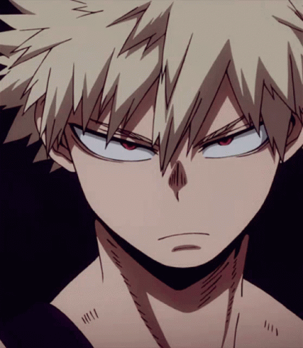 Katsuki Bakugou Boku No Hero Academia Serious GIF