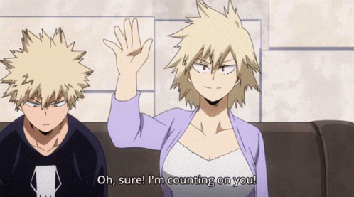 Katsuki Bakugou Hero Academia Mitsuki Anime GIF
