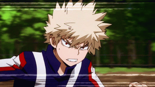Katsuki Bakugou Intense Fight GIF