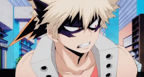 Katsuki Bakugou My Hero Academia Look Away GIF