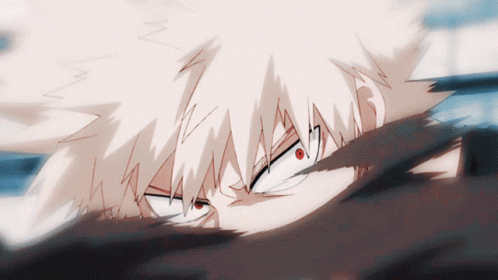 Katsuki Bakugou My Hero Academia Punch Robot GIF