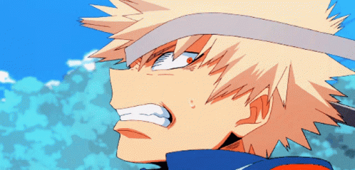 Katsuki Bakugou My Hero Academia Restrained GIF