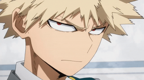 Katsuki Bakugou Penetrating Eyes GIF