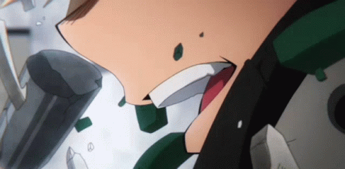 Katsuki Bakugou Sinister Smile Close Up GIF
