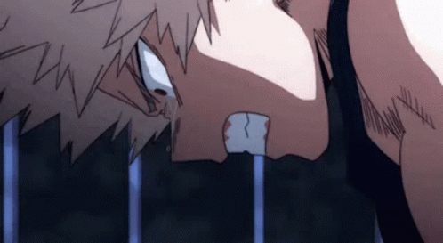 Katsuki Bakugou Versus Deku Anime GIF