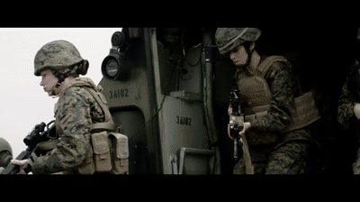 Katy Perry American Soldier Training GIF