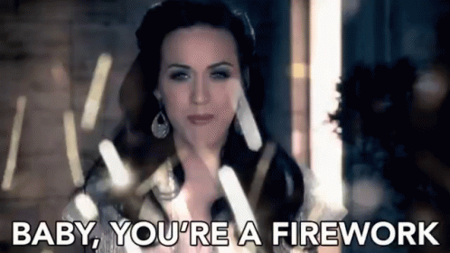 Katy Perry Baby You're A Firework GIF