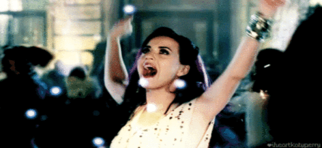 Katy Perry Dancing For New Year's Eve GIF