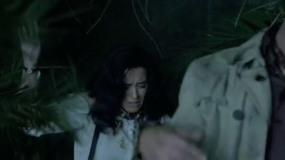 Katy Perry Horrified Run Away GIF