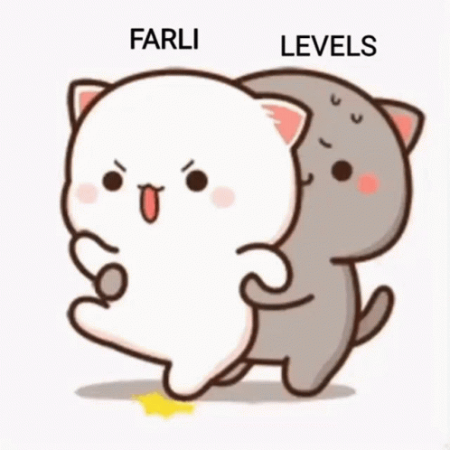 Kawaii Cat Levels And Farli GIF