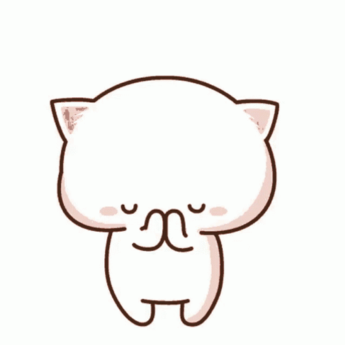 Kawaii Cat Sending Heart And Love GIF