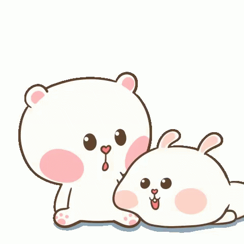 Kawaii Cuddle In Love GIF