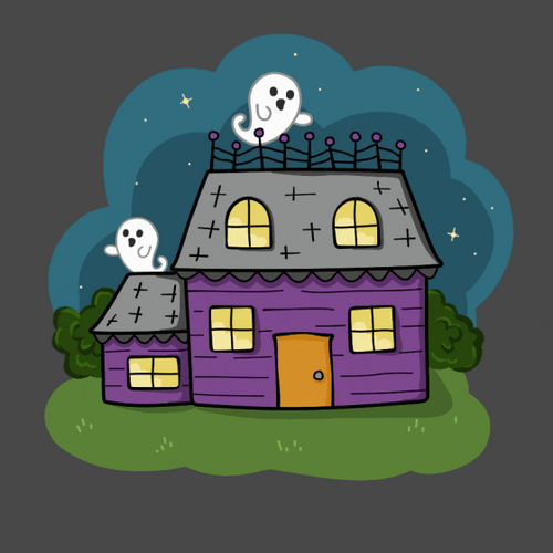 haunted house animations