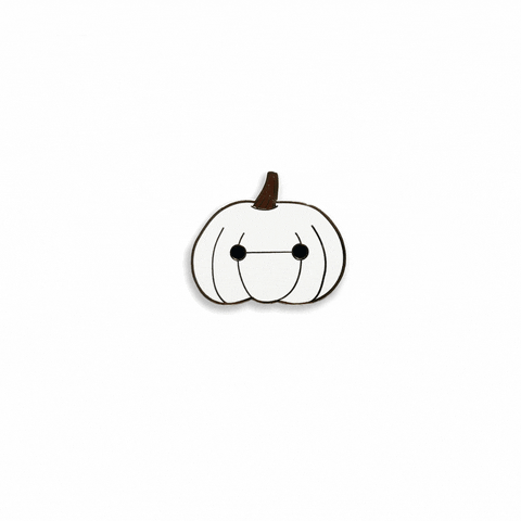 Kawaii Halloween Pumpkin Happy Bay-lloween GIF
