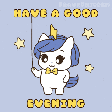Kawaii Have A Good Evening Gif GIF
