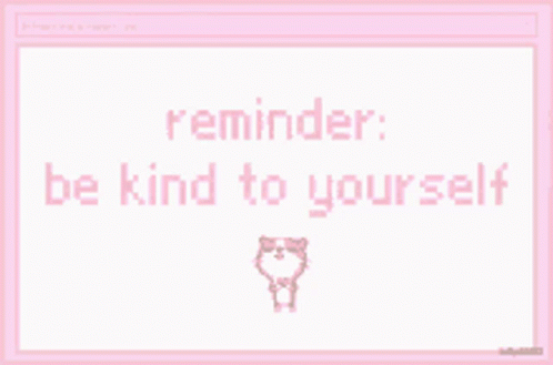 Kawaii Pink Reminder GIF