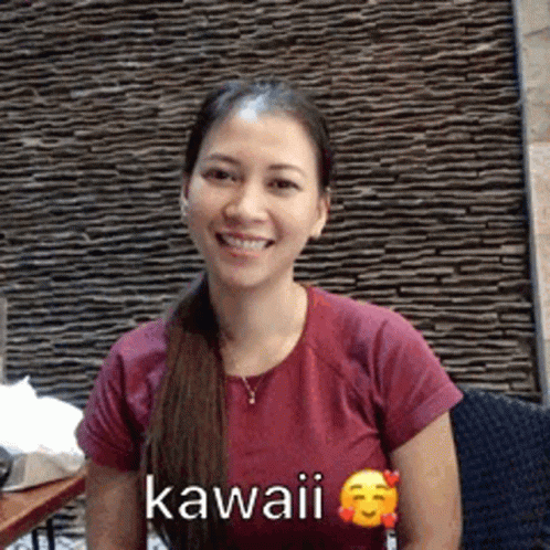 Kawaii Pretty Girl Smile GIF