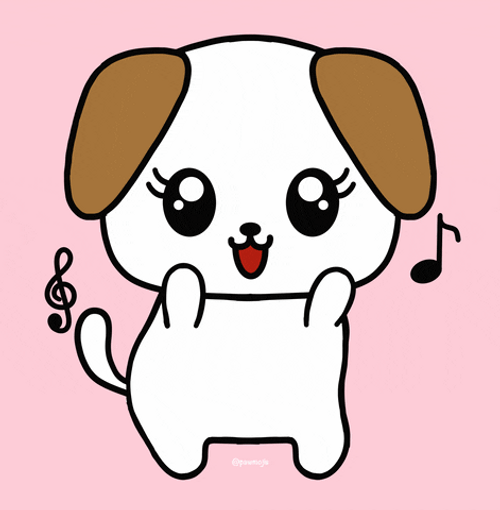 Kawaii Pup Dancing Dog GIF