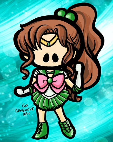 Kawaii Sailor Jupiter Winking GIF