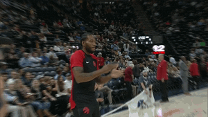 Kawhi Leonard Clapping It's Go Time GIF
