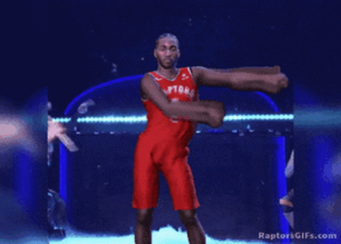 Kawhi Leonard Floss Dance GIF