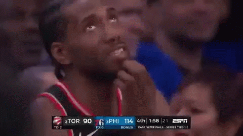 Kawhi Leonard Itchy Beard GIF