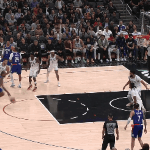 Kawhi Running And Dunk The Basketball GIF