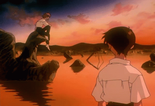 Kaworu Nagisa On The Beach GIF