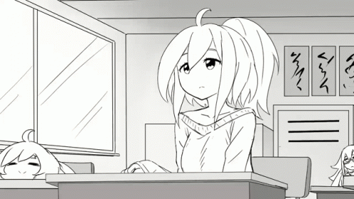 Kay Yu Anime Bang Head On Desk GIF
