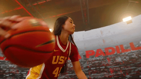 Kayla Padilla Usc Player Dribbling GIF