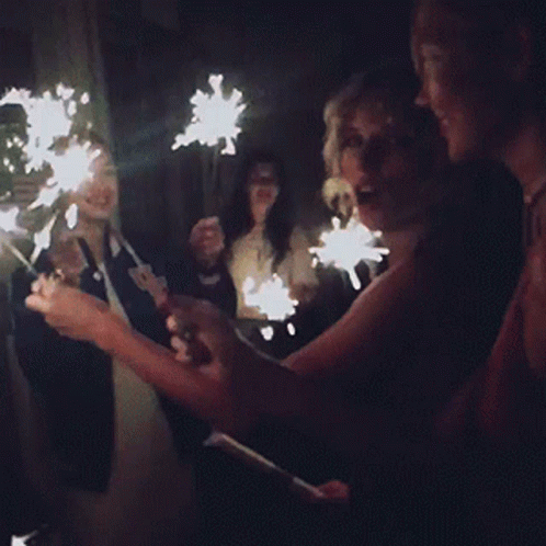 Kaylor Friends Celebrating GIF