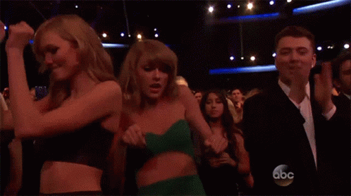 Kaylor Karlie Kloss And Taylor Swift Grooving GIF