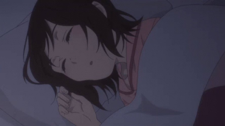 Anime Boy Upset Cant Sleep GIF  GIFDBcom